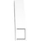 Ekena Millwork 3-in. W x 12-in. D x 12-in. H Valencia Architectural Grade PVC Knee Brace BRCP03X12X12VAL - alternate 4